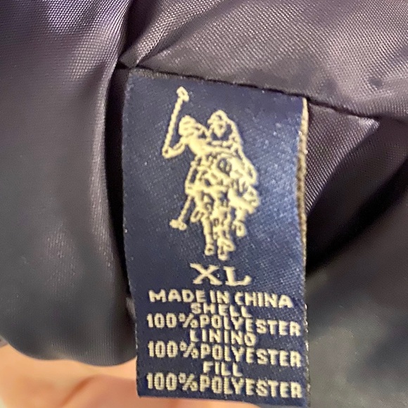 NWT US Polo red & navy buffalo check vest XL - Picture 7 of 8